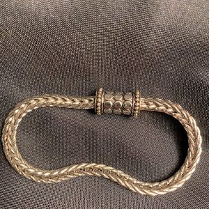 Classic John Hardy Braided Sterling Silver Bracelet